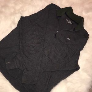 Vineyard Vines Gray Quarter Zip Sweatshirt